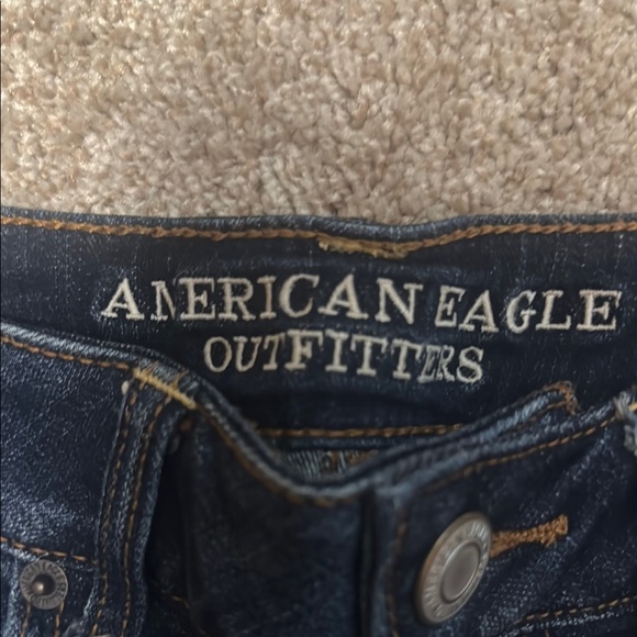 American Eagle Outfitters Women's Blue Denim Shorts, 4 - Picture 2 of 4